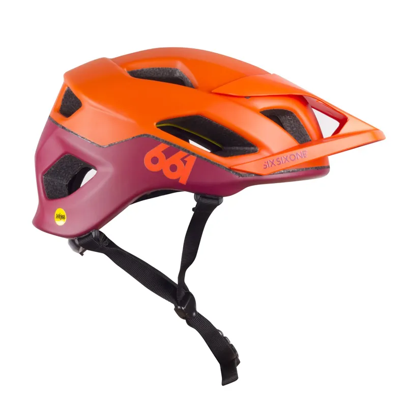 661 Crest Mips MTB Helmet Orange/Burgundy-6